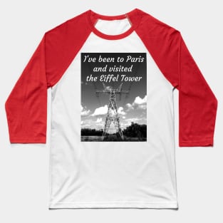 The Eiffel Tower Joke Baseball T-Shirt